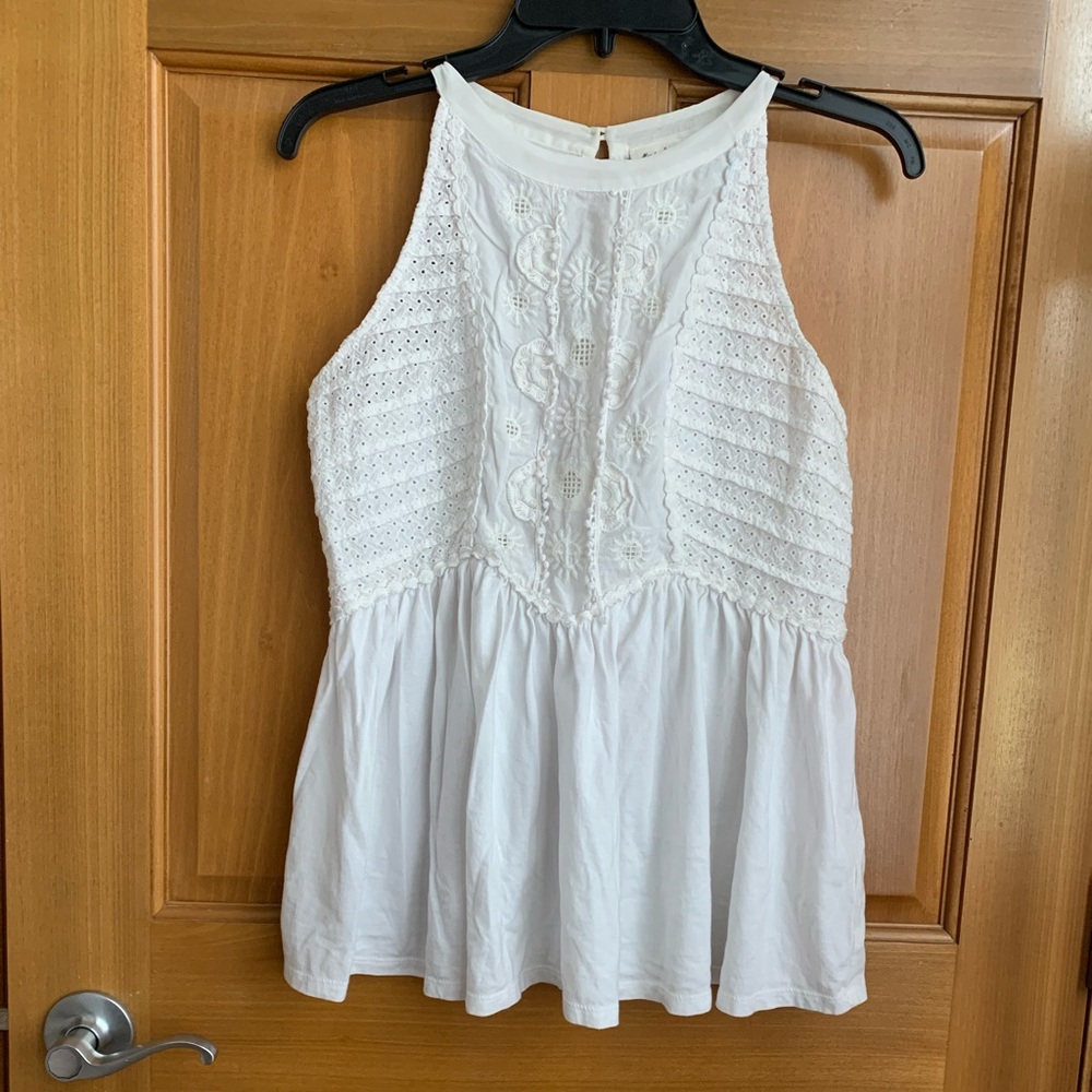 White tunic tank top.